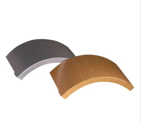 Custom Column Color Brushed Aluminium Veneer Aluminium Siding Panel
