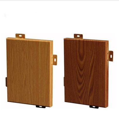 Mudah Instalasi Modern Kayu Biji/Marmer Aluminium Veneer Dengan Dukungan Teknis Online