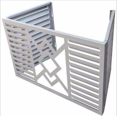 Ketebalan yang disesuaikan Dan AC Outer Hood Aluminium Veneer Mudah Instalasi