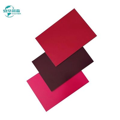 Panel Komposit Aluminium 3mm Per dinding luar PE ACP Panel dinding luar 1220mm X 2440mm