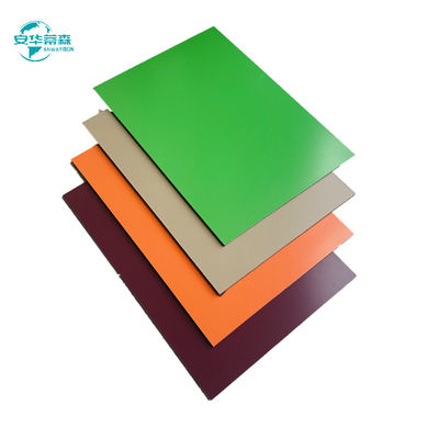 Solid Color 3mm Composite Panel Resistance Cuaca Sandwich Acp Panel 1220mm 1250mm