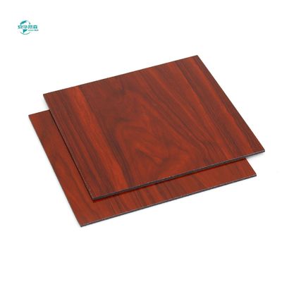 1220mm Lebar Panel Sandwich Berbagai Warna Gandum Kayu