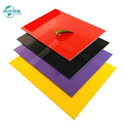 High Glossy Rigid 3mm Acm Panel Panel Aluminium Komposit Lampu