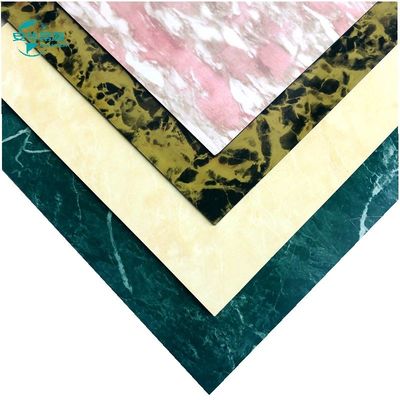 5mm 6mm Marmer Acp Pola Marmer Acp Lembar atap Panel dinding Papan