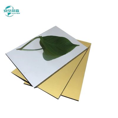 Sertifikat CE 4mm PVDF Coating Mirror ACP untuk Dekorasi Interior