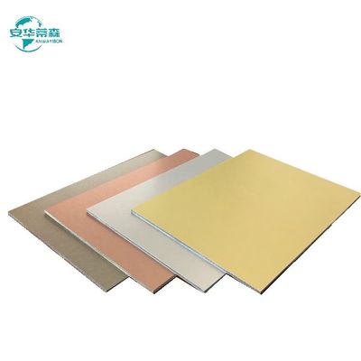 5mm B1 disikat ACP tahan api Lapisan Luar Untuk Lapisan Dinding Luar