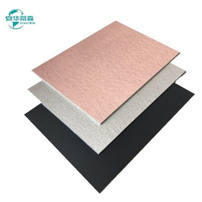 2440mm Panel Komposit Aluminium Berkualitas Api Panel Sandwich Aluminium Terisolasi ISO9001