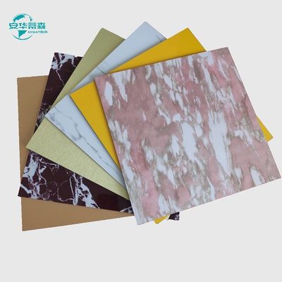 Panel Komposit Aluminium Marmer ACP yang dapat didaur ulang 6mm 5mm